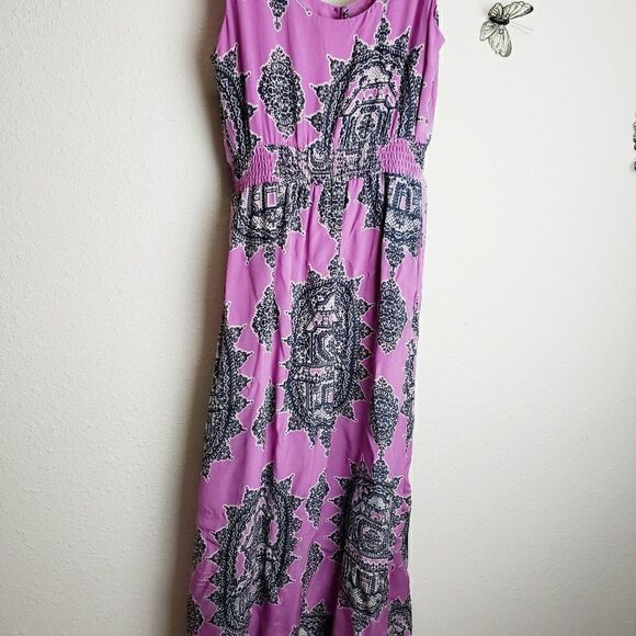 Anthropologie Maeve Anna's maxi dress lavender - Picture 3 of 8